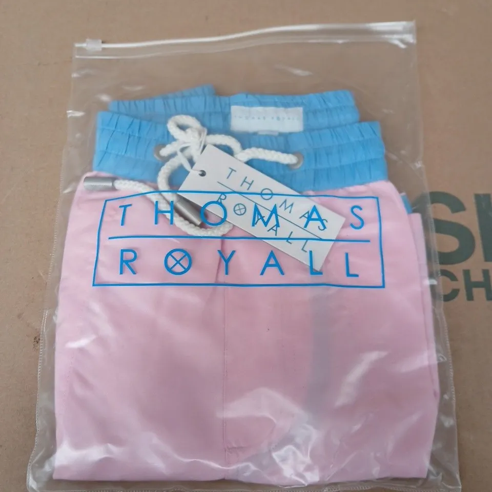 THOMAS ROYALL DRAWSTRING SHORTS – SIZE S