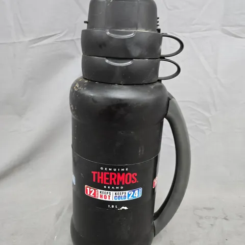 THERMOS GENUINE THERMOS BRAND 1.8L BLACK INSULATED BOTTLE 