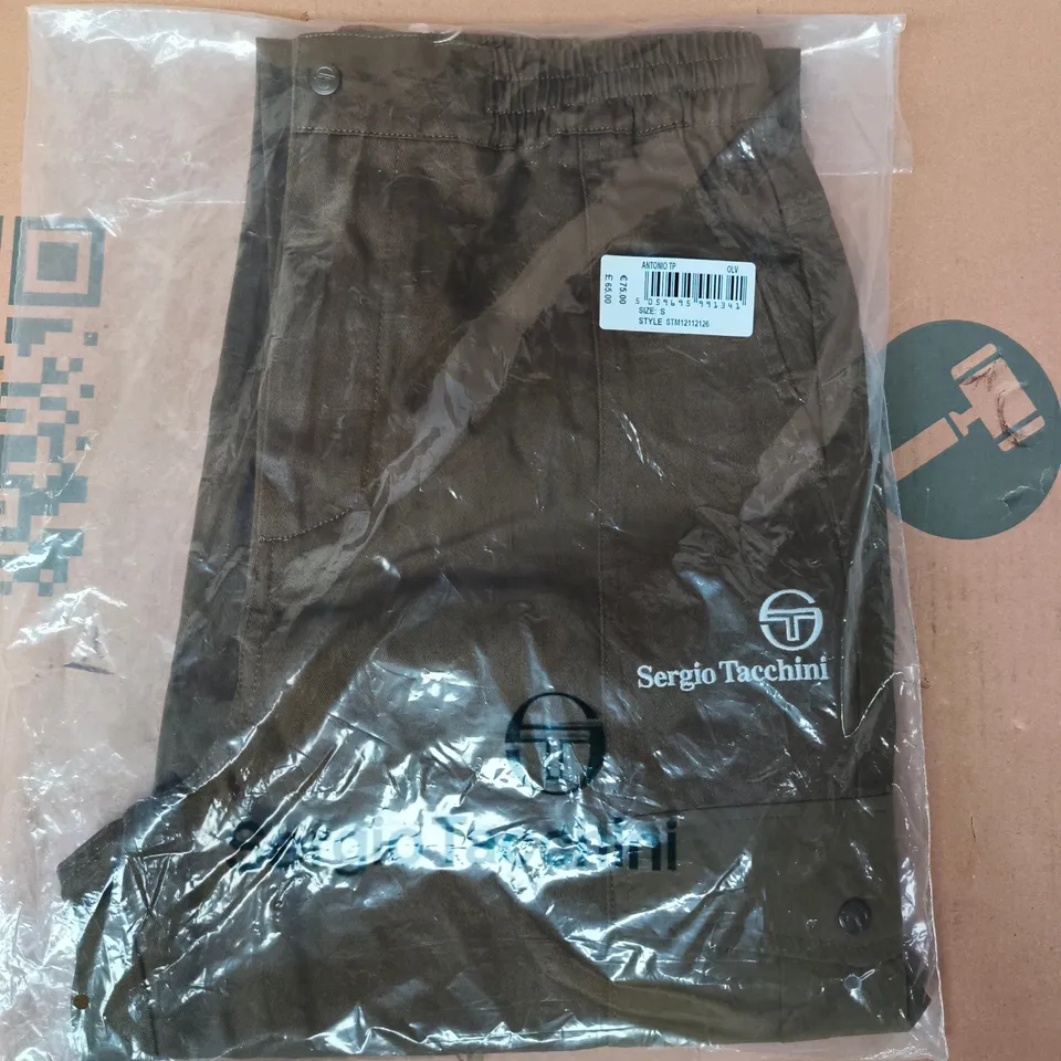 BAGGED SERGIO TACCHINI ANTONIO TROUSERS IN DEEP OLIVE SIZE SMALL