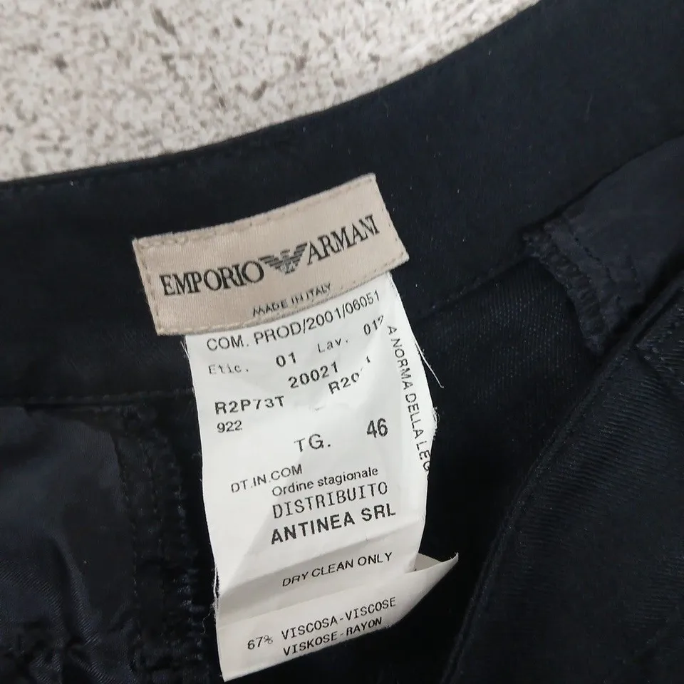 EMPORIO ARMANI MEN'S SUIT TROUSERS - UK 40 (EU 46) - MADE IN ITALY