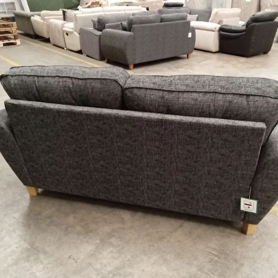 HALSTOW 2 SEATER FABRIC SOFA - CHARCOAL RRP £729