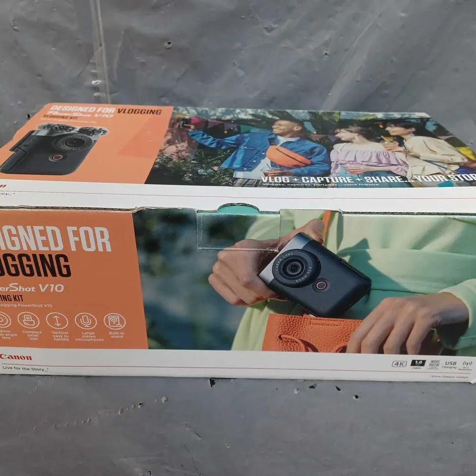 BOXED POWERSHOT V10 VLOGGING KIT