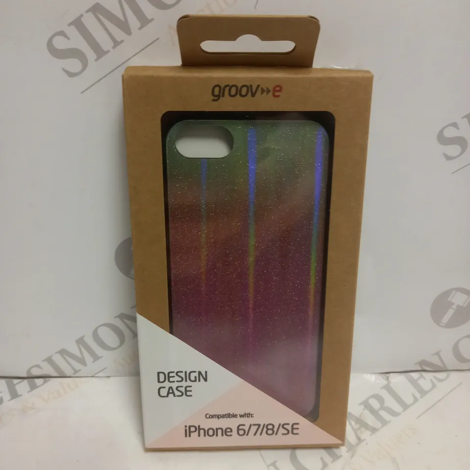 BOX OF 100 BRAND NEW BOXED GROOV-E IPHONE 6/7/8 PINK POLARISED DESIGN PHONE CASES 