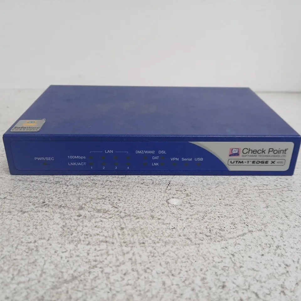 CHECK POINT UTM-1 EDGE X SECURITY GATEWAY APPLIANCE