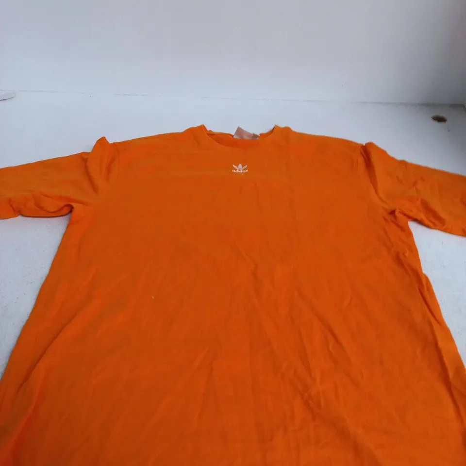ADIDAS ORANGE LONG-SLEEVE TOP – UK 12