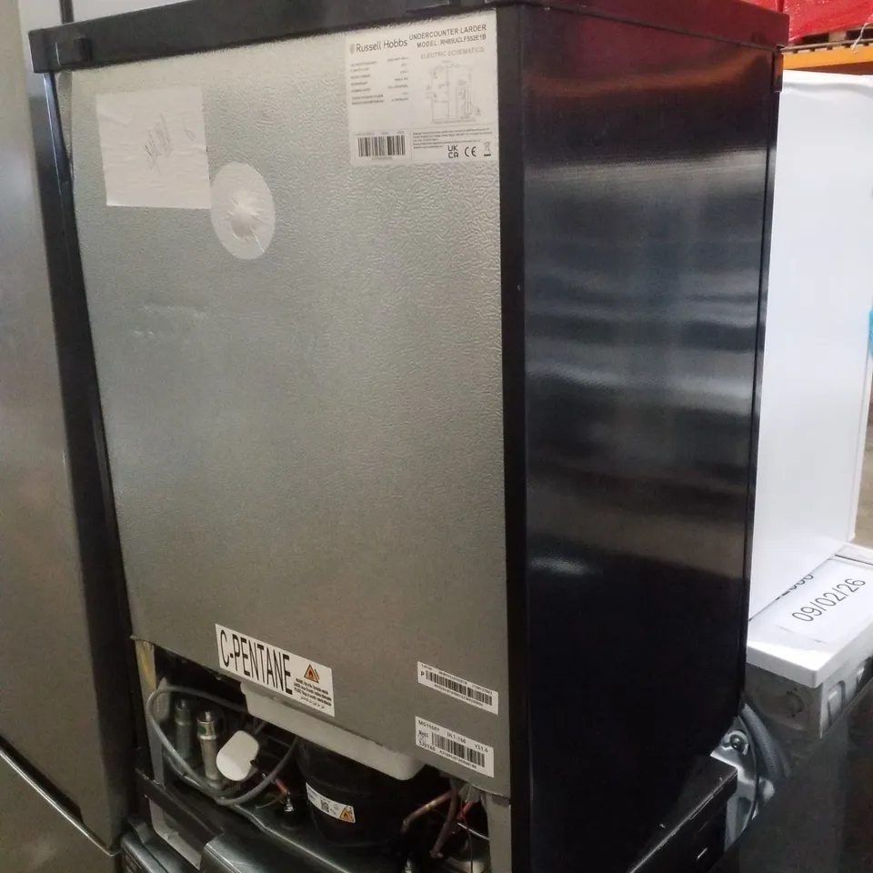 RUSSELL HOBBS RH85UCLF552E1W - REFRIGERATOR - UNDER COUNTER - WIDTH: 55 CM - DEPTH: 58 CM - HEIGHT: 85 CM - 127 LITRES - CLASS E - BLACK