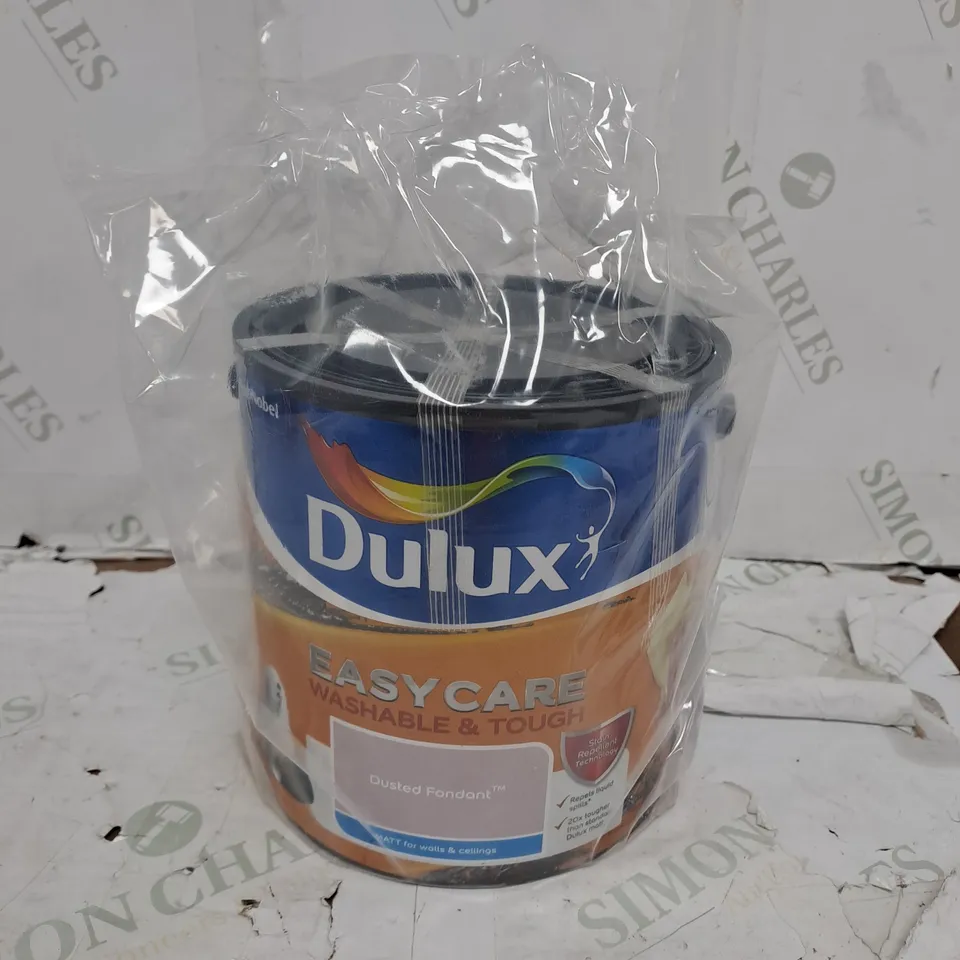 DULUX EASYCARE DUSTED FONDANT MATT EMULSION PAINT, 2.5L - COLLECTION ONLY 