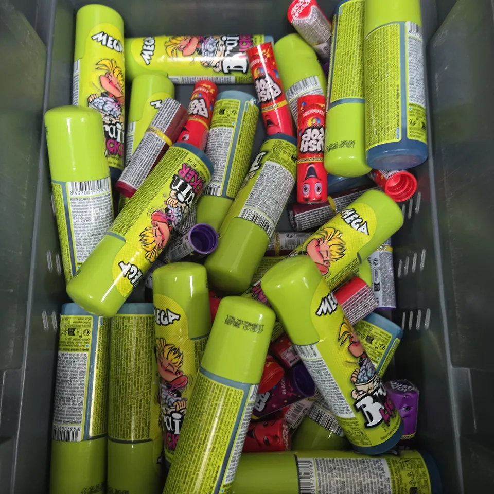 APPROXIMATELY 10 ASSORTED FOOD ITEMS TO INCLUDE - BRAINLICKERS, PUSHPOPS
