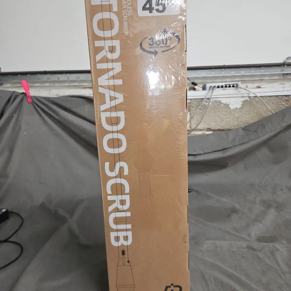 TORNADO CORDLESS POWER SCRUBBER – BOXED, SHRINK-WRAPPED