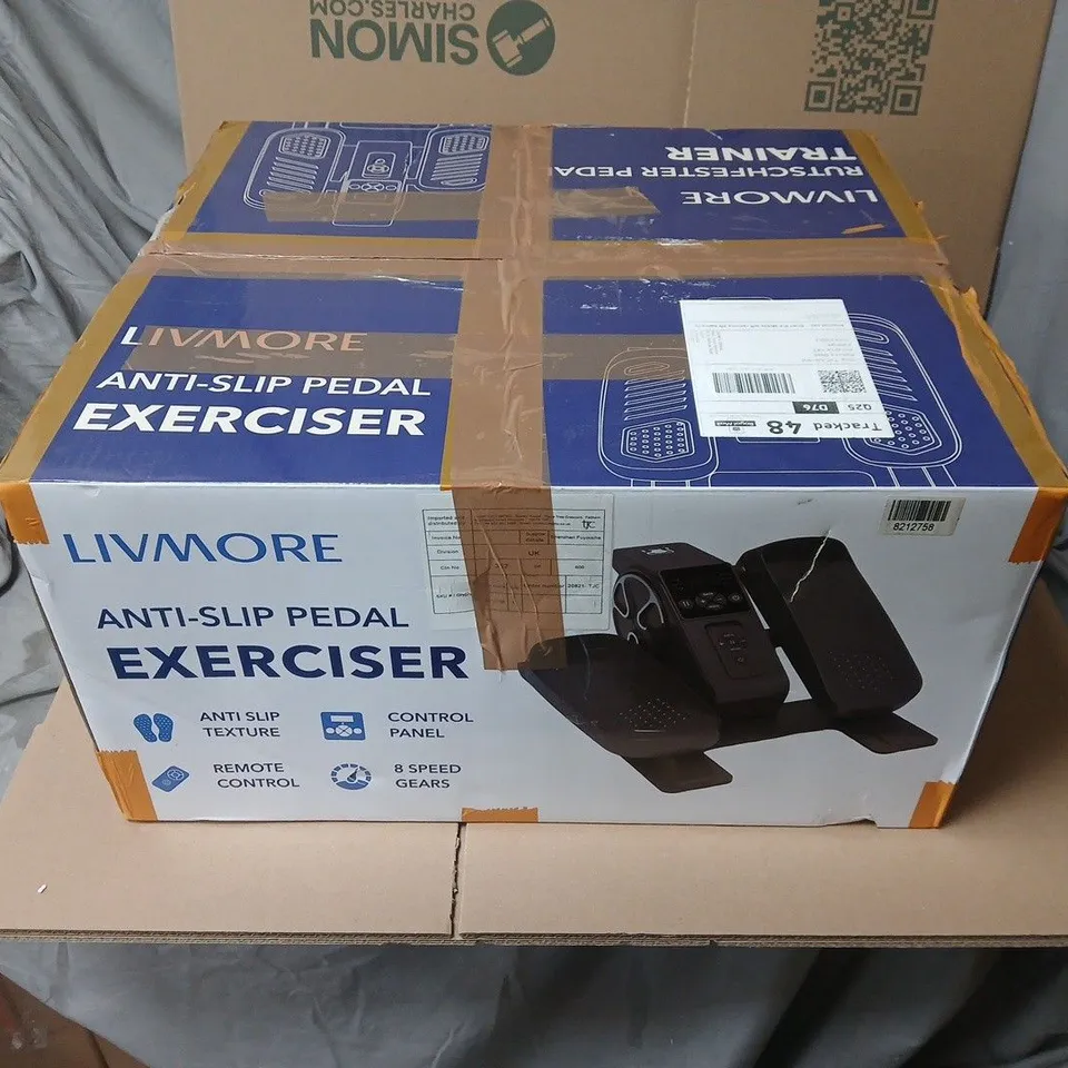 LIVMORE ANTI-SLIP PEDAL EXERCISER – BOXED