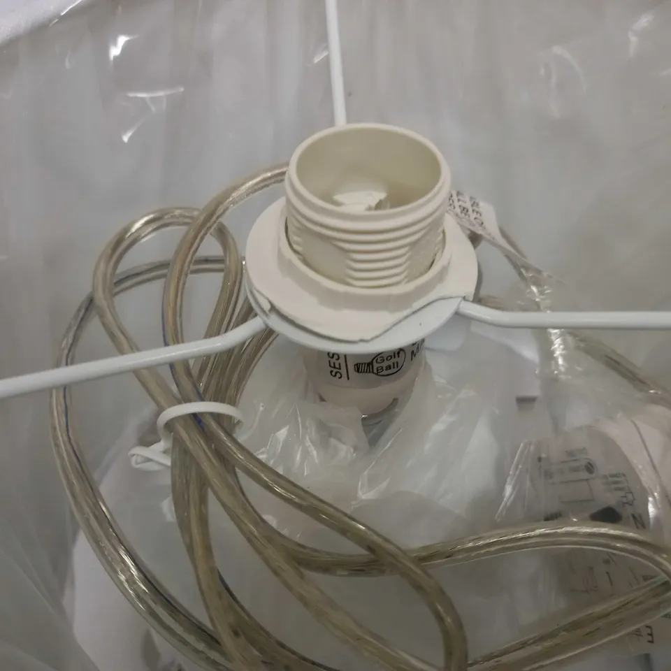 JOHN LEWIS LUKE MINI WHITE TABLE LAMP SET 