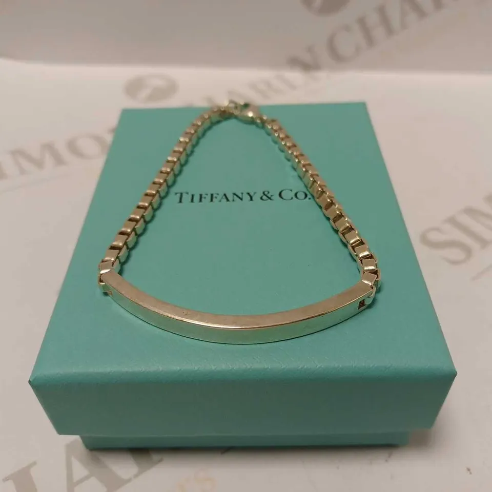 TIFFANY & CO. SEMI INTERLINK SILVER BRACELET