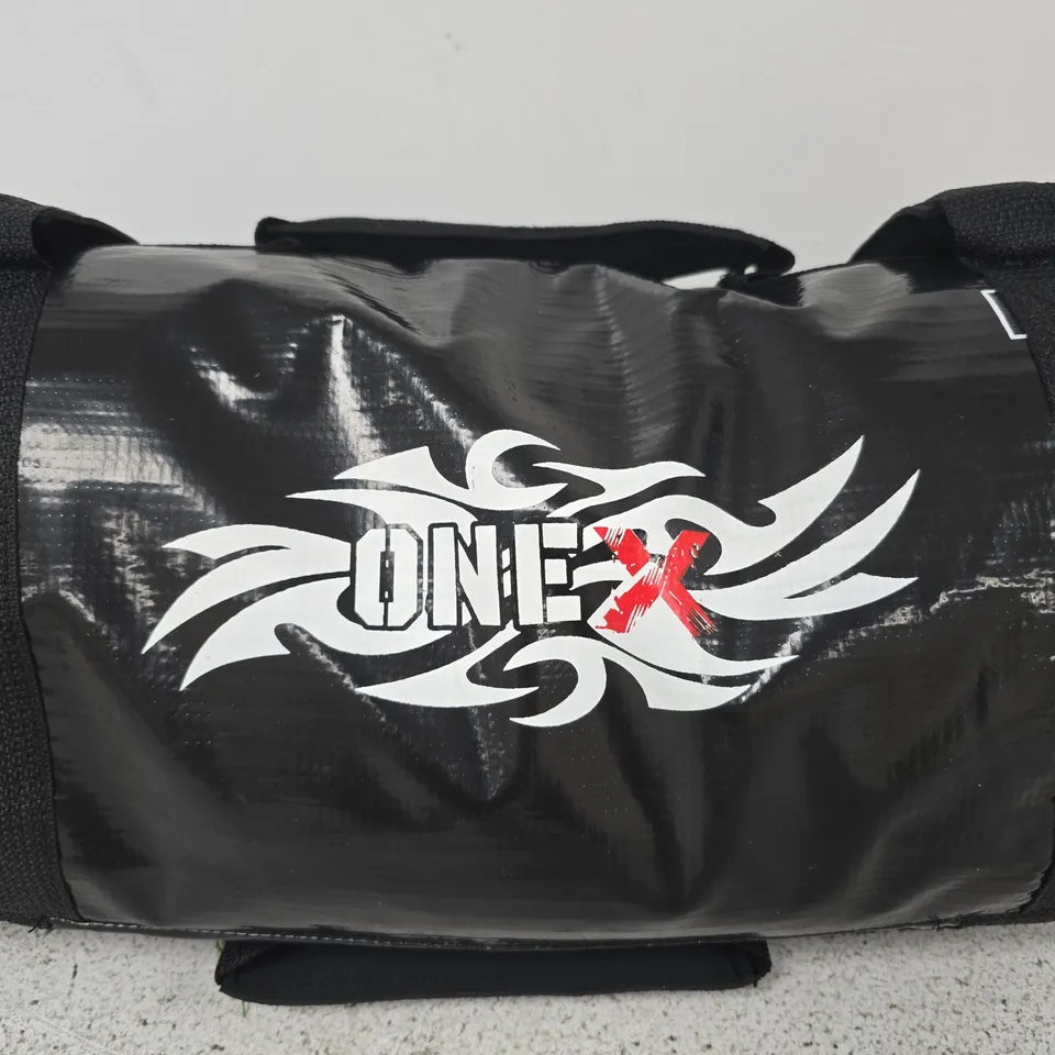 ONEX BRANDED CYLINDRICAL SPORTS BAG WITH FLAME DESIGN (UK)