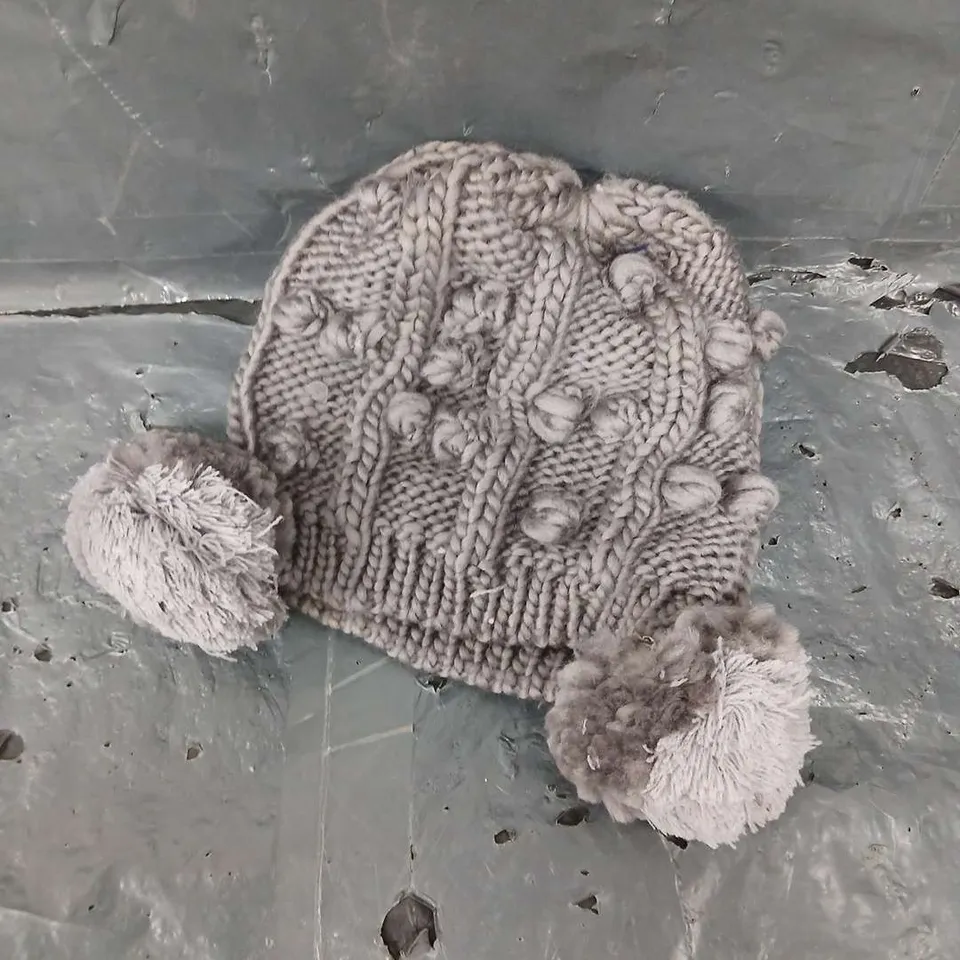 LARGE COLLECTION OF BEANIE HATS IN GREY - COLLECTION ONLY