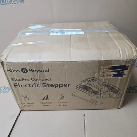BOXED BLISS & BEYOND STEPRO COMPACT ELECTRIC STEPPER