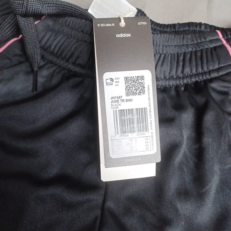 ADIDAS JUVENTUS TRAINING SHORTS – BLACK UK XS (US XS)