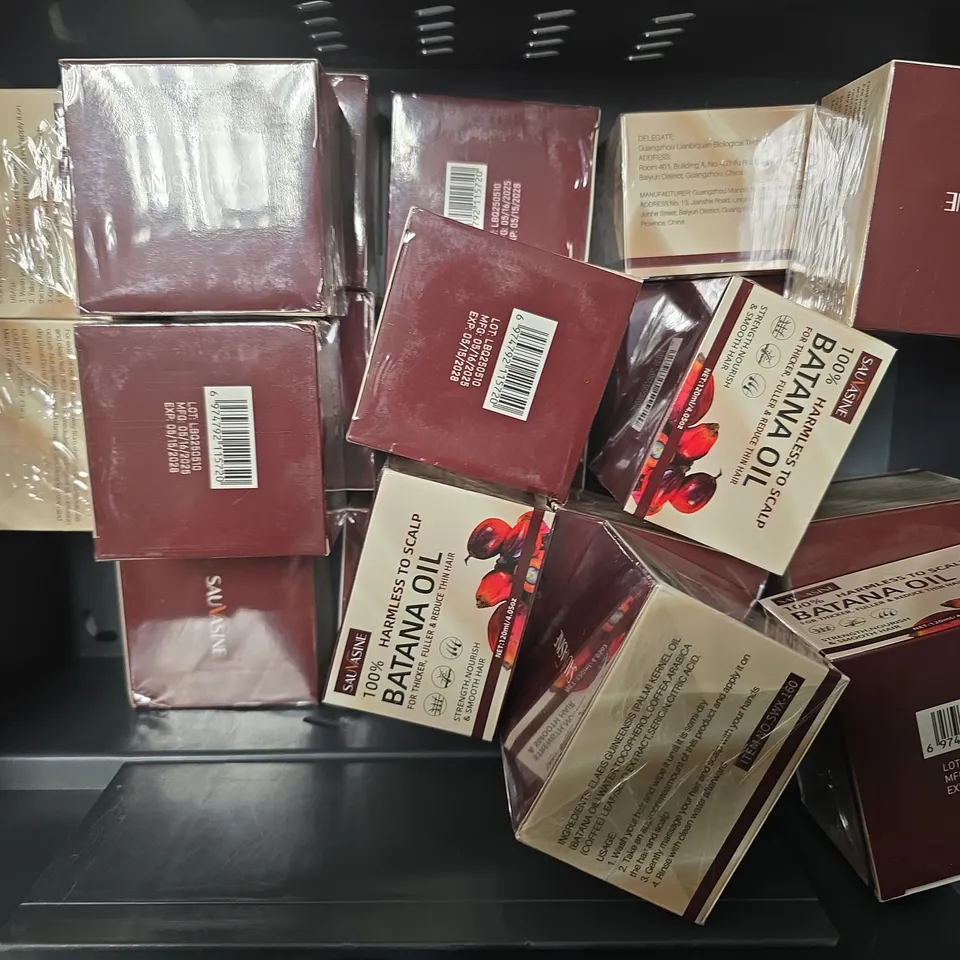 TOTE OF APPROXIMATELY 12 SAUVASINE BATANA OIL