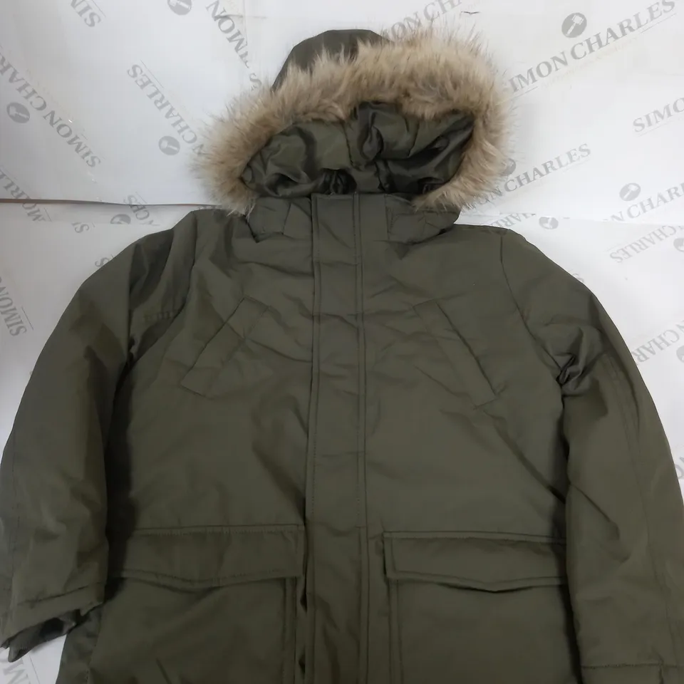 H&M KHAKI TACTICAL JACKET - 8-10 YEAR OLDS