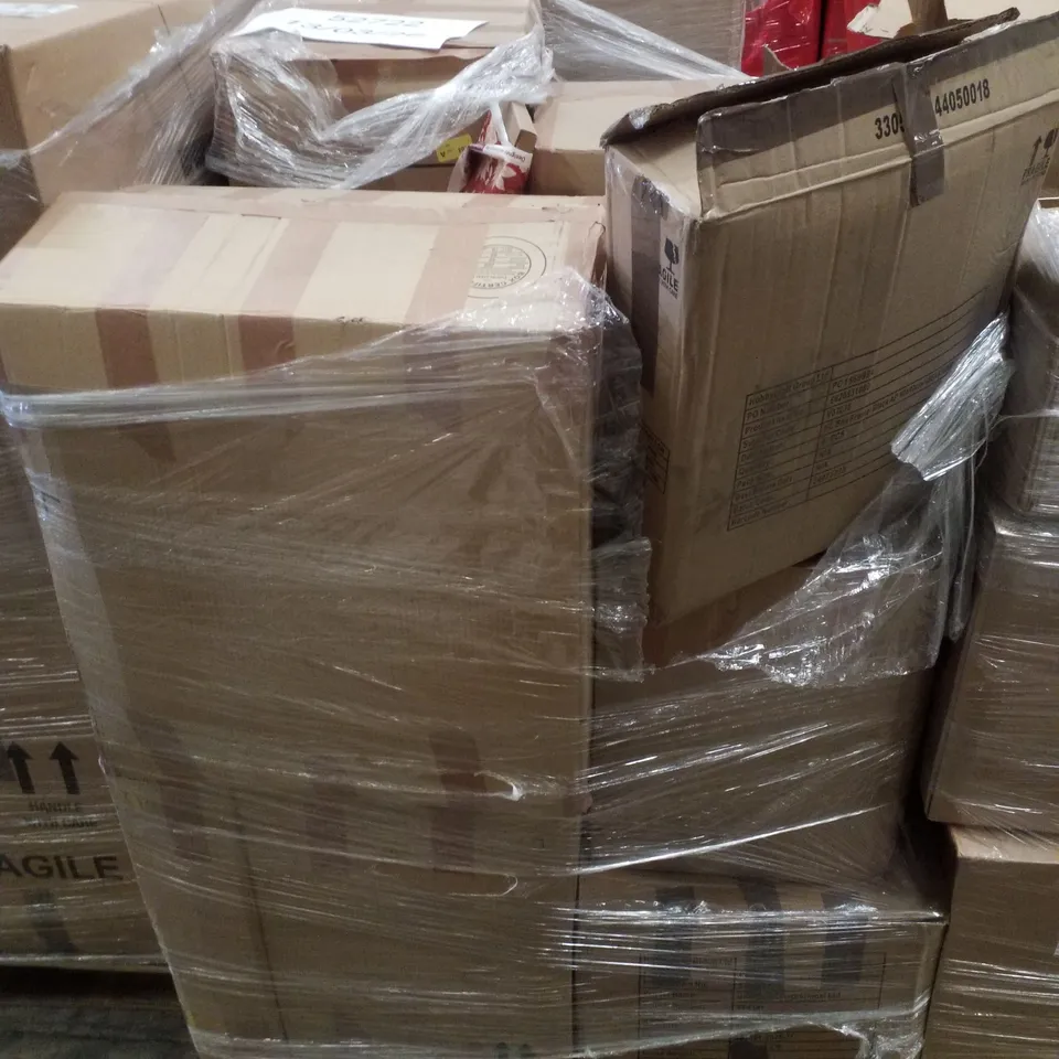 PALLET CONTAINING ASSORTED CHRISTMAS PRODUCTS & DECORATIONS INCLUDING POP UP ADVENT CALENDAR, CHRISTMAS AROMA SET, ELF DOOR KIT & HANGING DECORATIONS