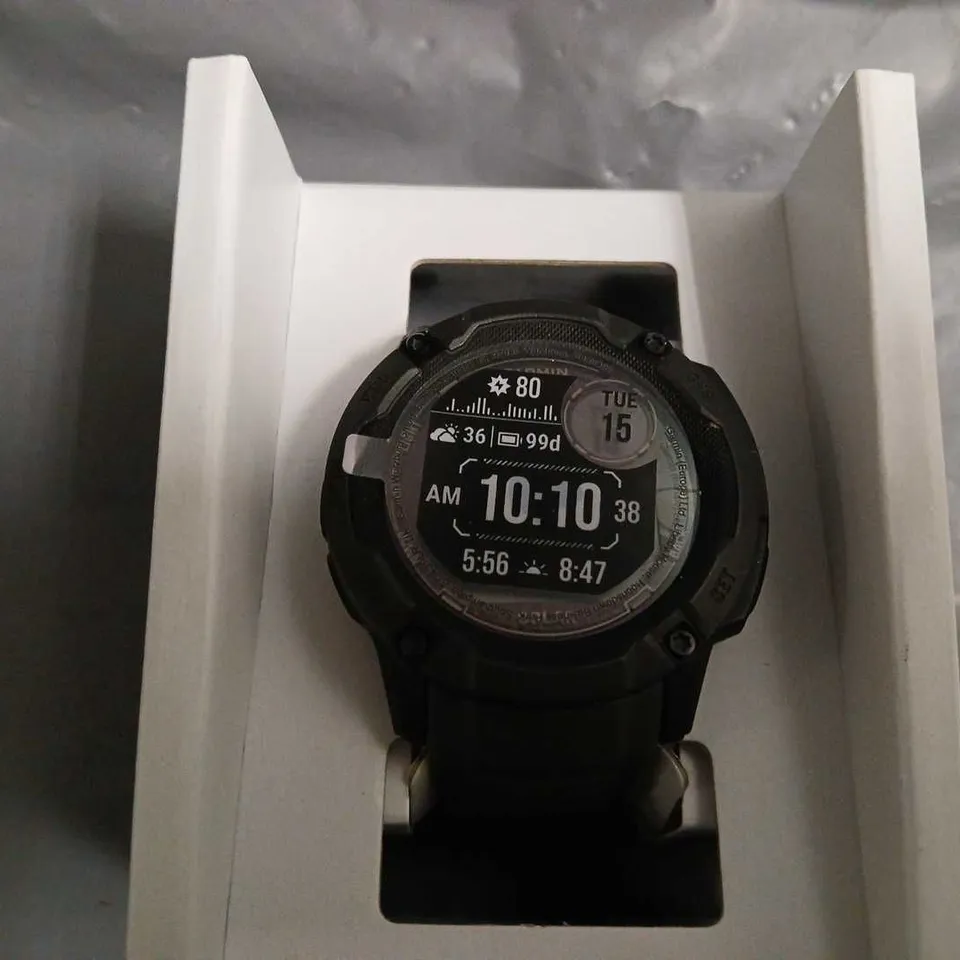 BOXED GARMIN INSTINCT 2X SOLAR BLACK WATCH