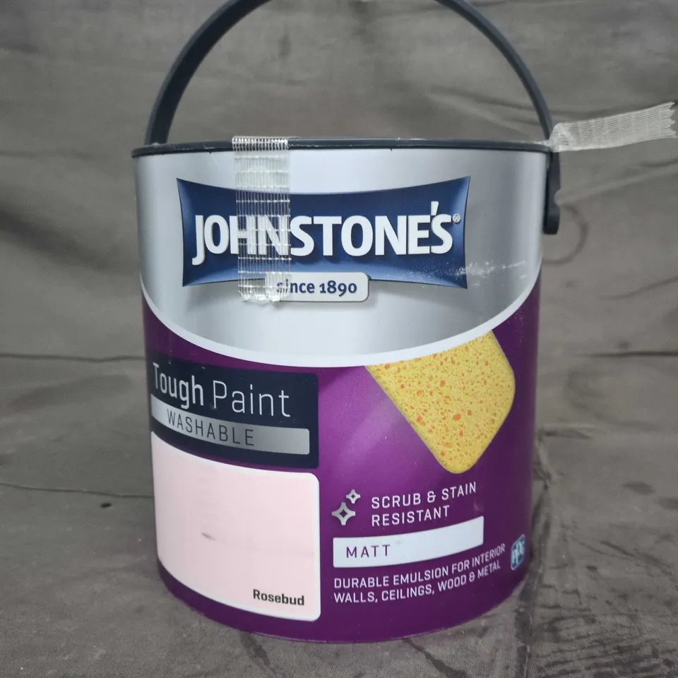 JOHNSTONE'S TOUGH PAINT WASHABLE MATT – ROSEBUD - 2.5L