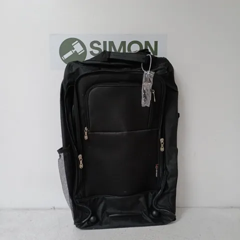 5CITIES BLACK TRAVEL BAG ON WHEELS