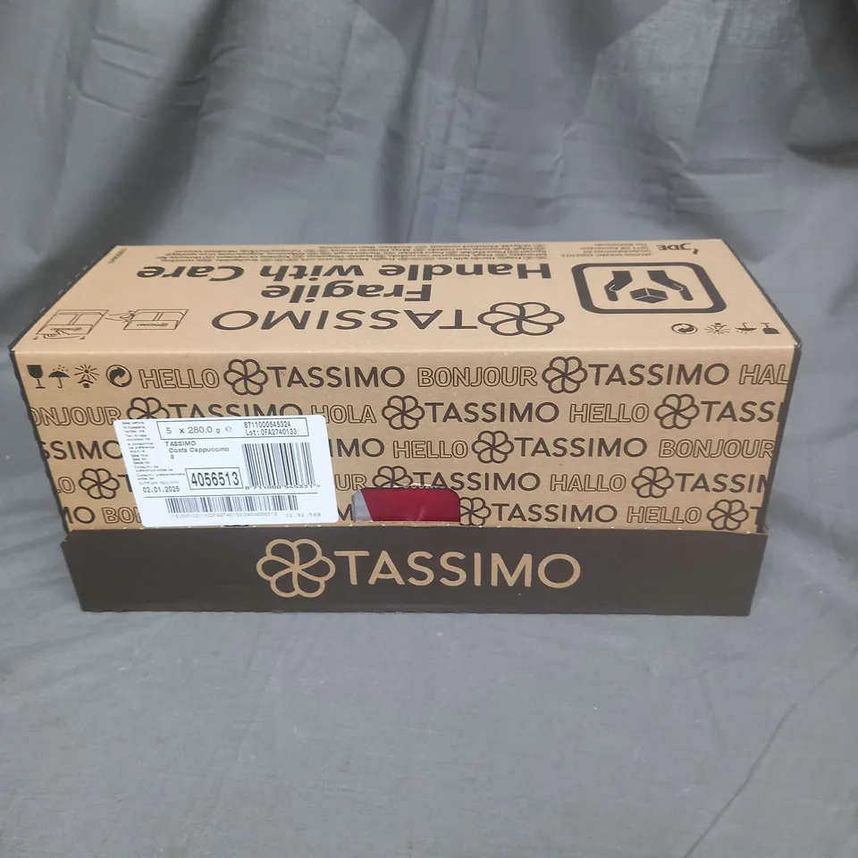 BOXED TASSIMO X5 COSTA CAPPUCCINO
