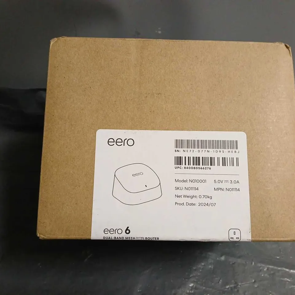 BOXED EERO 6 DAULBAND MESH WIFIN ROUTER 