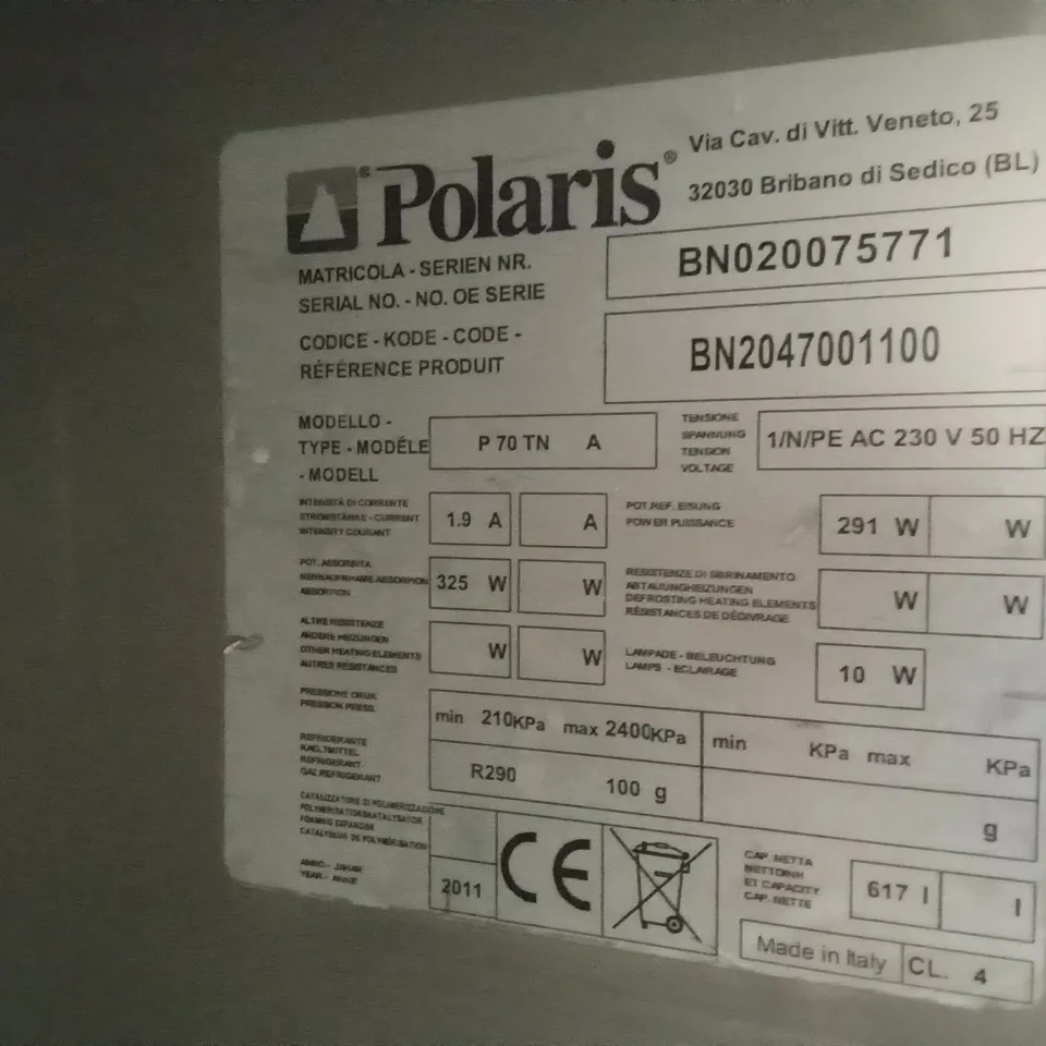 POLARIS P 70 TN SINGLE FRIDGE