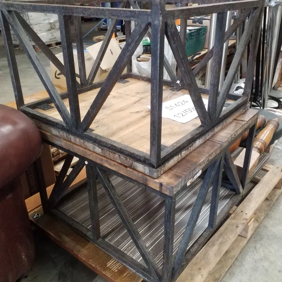 PALLET CONTAINING ASSORTED GLASSES & FURNITURE PARTS 