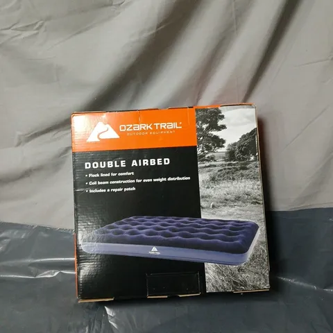 OZARK TRAIL DOUBLE AIRBED – OUTDOOR CAMPING INFLATABLE BED (BOXED)
