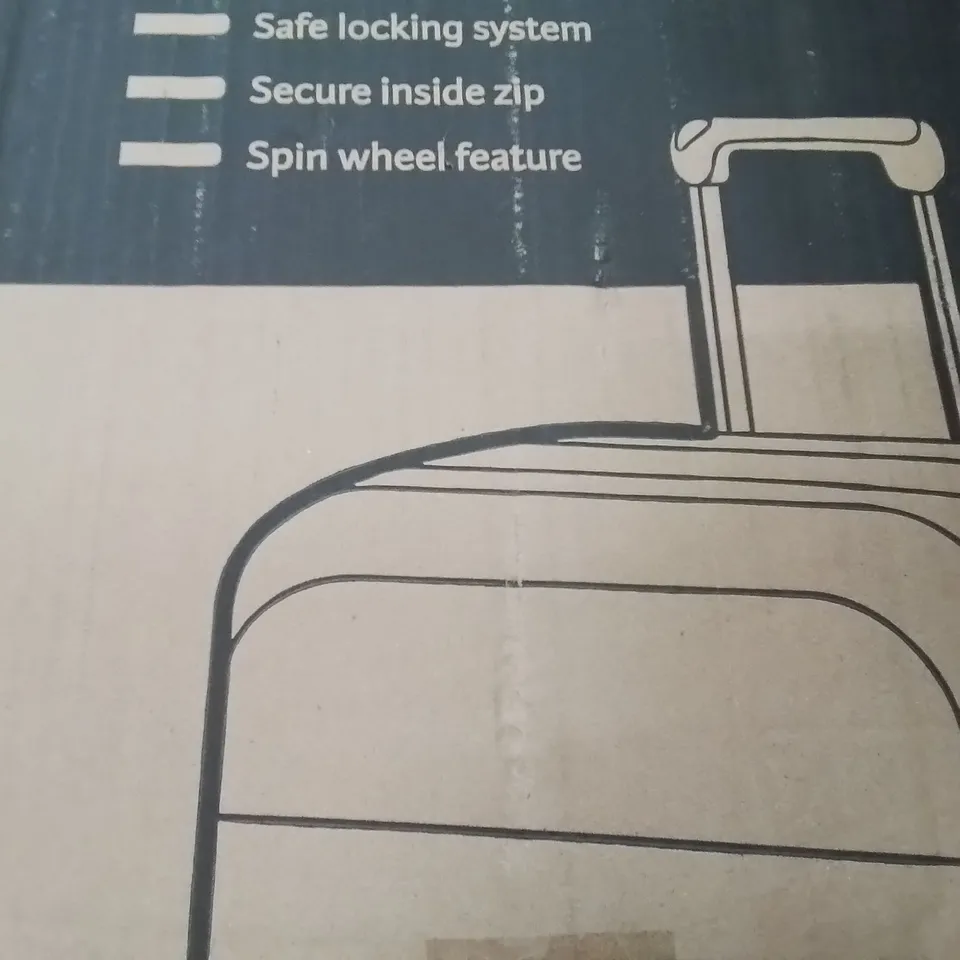 BOXED LIGHTWEIGHT TRAVEL CABIN SUITCASE 