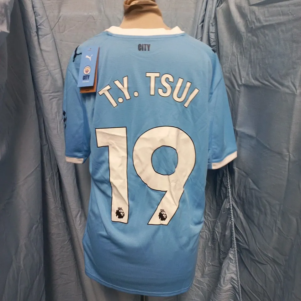 MCFC HOME JERSEY REPLICA IN LIGHT BLUE - BR M