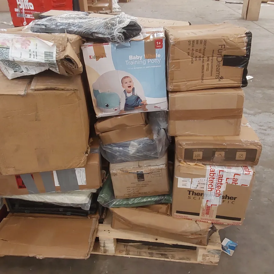 PALLET CONTAINING A LARGE ASSORTMENT OF CONSUMER PRODUCTS 