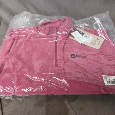 JACK WOLFSKIN TAUNUS HZ-W FLEECE JACKET – RAISIN, WOMEN’S SIZE S