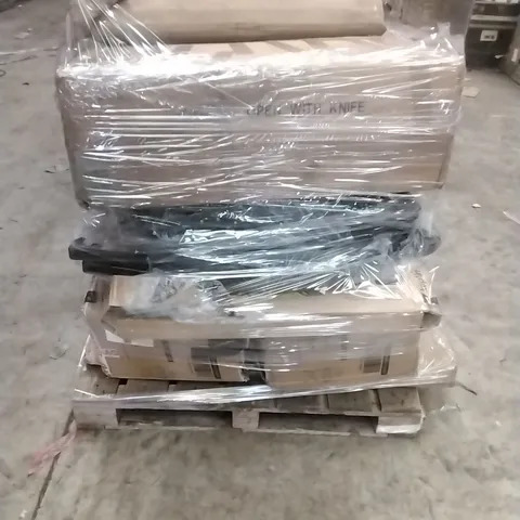 A PALLET OF ASSORTED NEO PRODUCTS WHICH INCLUDE; TUBE TENTS, KAMADOS, GARDEN BOX ETC