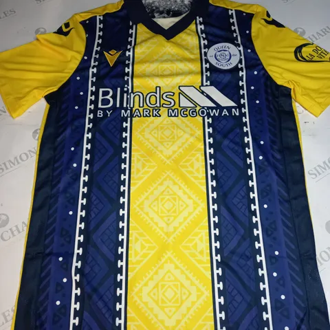 QUEEN OF THE SOUTH FC FOOTBALL SHIRT SIZE UNSPECIFIED