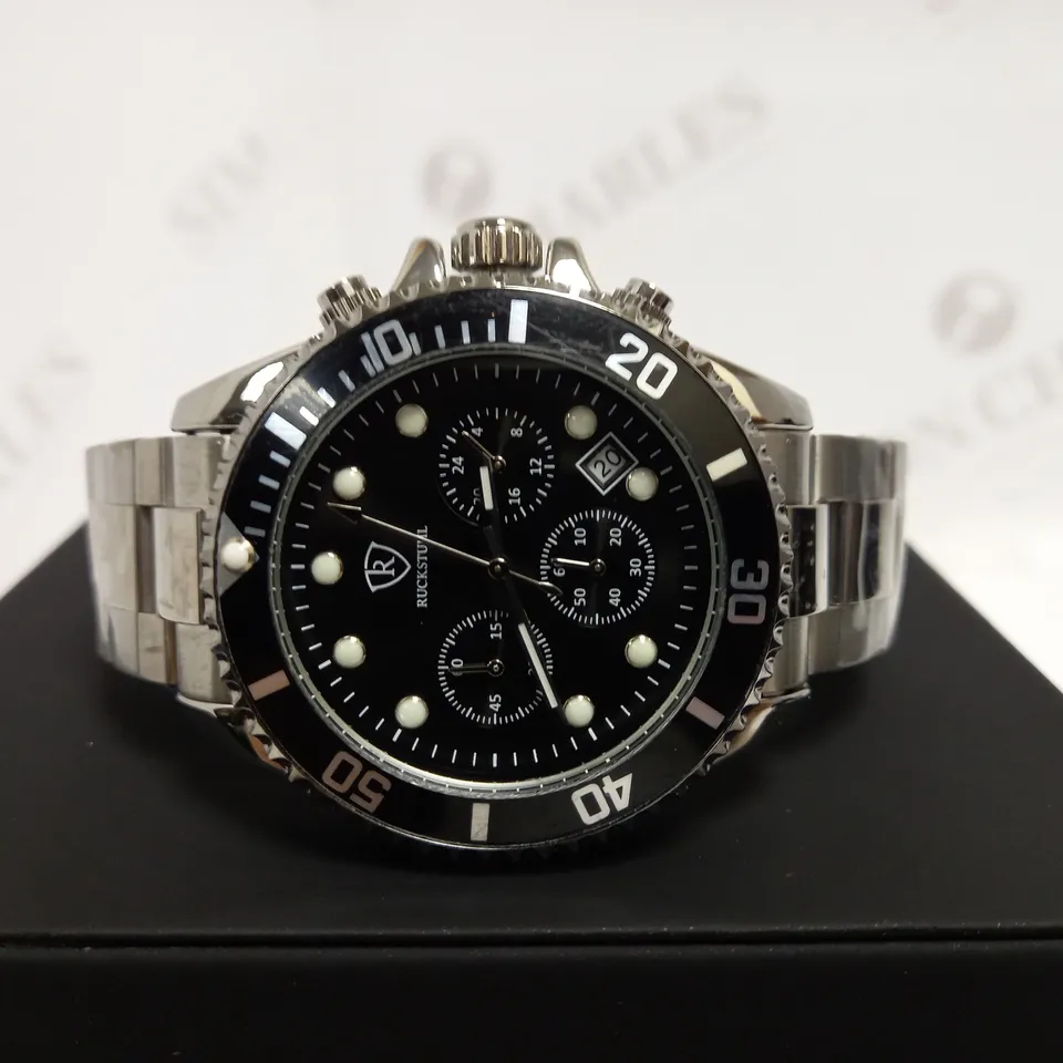 RUCKSTUHL CHRONOGRAPH STYLE BRACELET STRAP WRISTWATCH RRP £560