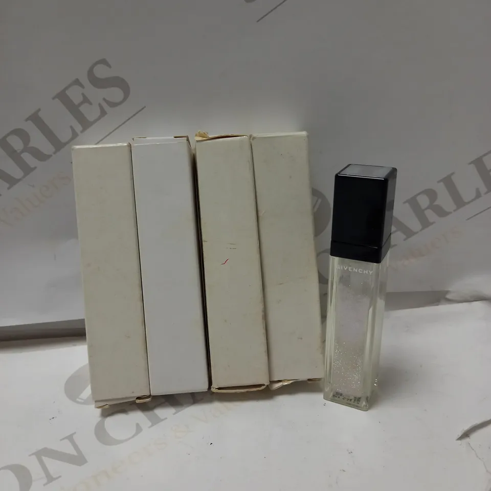 LOT OF 4 X 6ML GIVENCHY POP GLOSS - 425 PURE DIAMOND