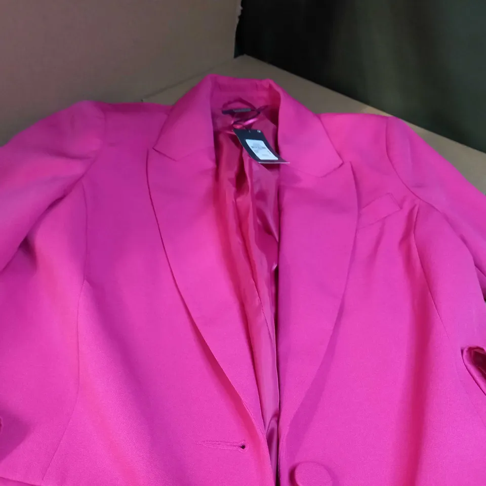 PRIMARK HOTPINK WOMENS BLAZER - SIZE 8