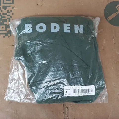 BAGGED BODEN ROSA DOUBLE CLOTH PLAYSUIT IN GREEN SIZE 6R