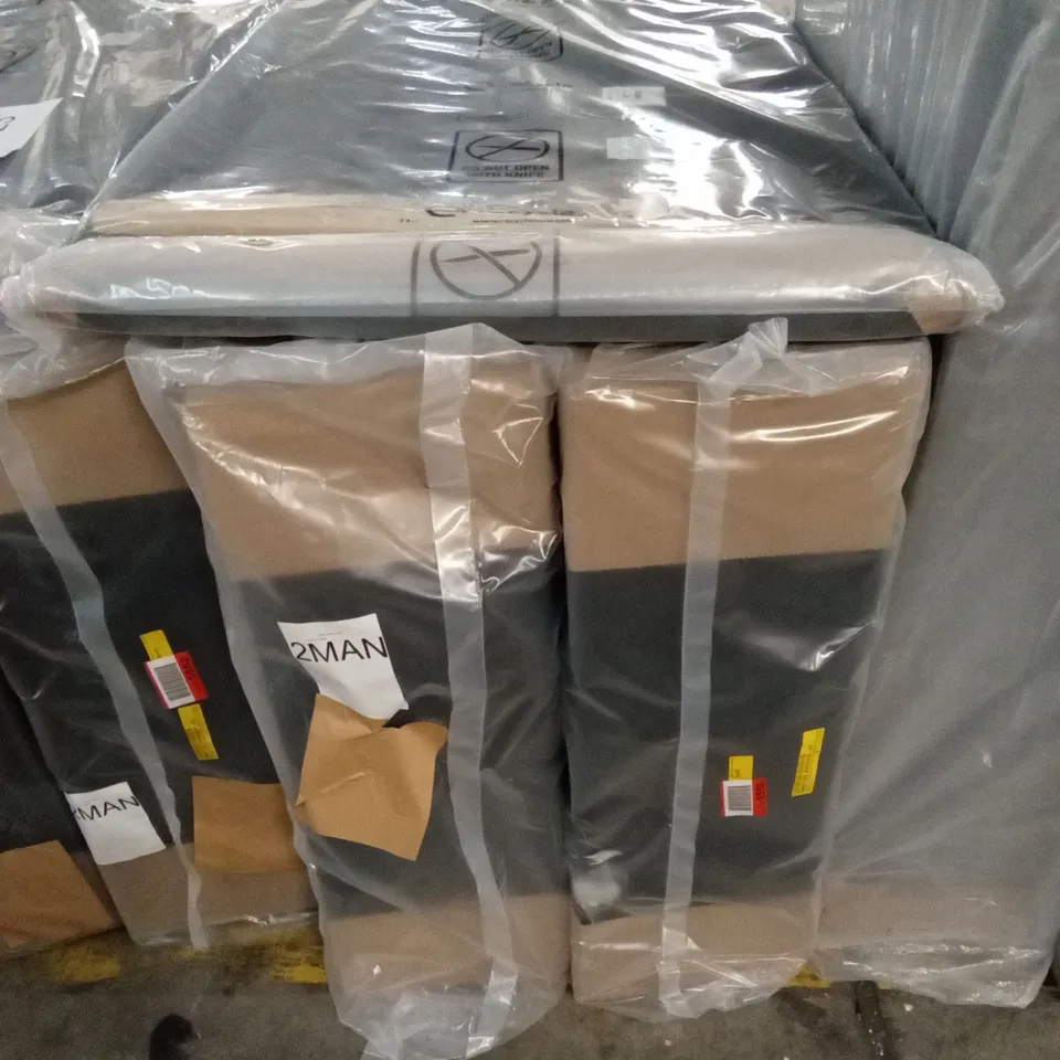 BAGGED SANTAFE 4FT6 DIVAN BED BASE (3 PARTS)