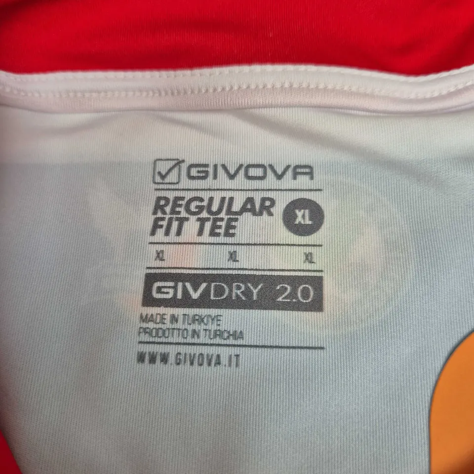 GIVOVA RUGBY JERSEY – WHITE/BLUE – XL – OFFICIAL LICENSED PRODUCT (WILDERS MC)
