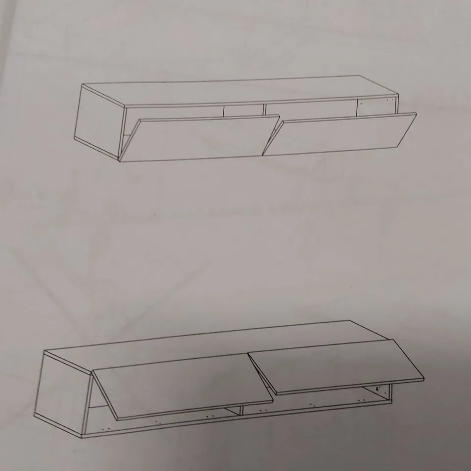 BOXED TV STAND FOR TVS UP TO 65" - BLACK (1 BOX)