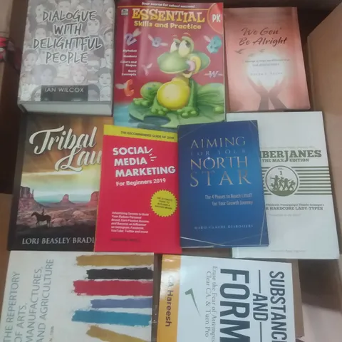 PALLET CONTAINING 2 BOXES OF ASSORTED BOOKS