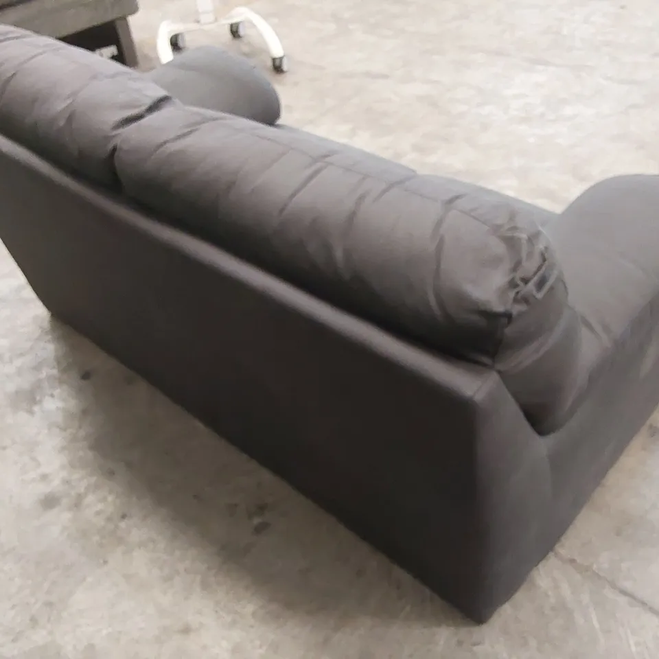 DESIGNER DANIELLE 2 SEATER FABRIC UPHOLSTERED SOFA 