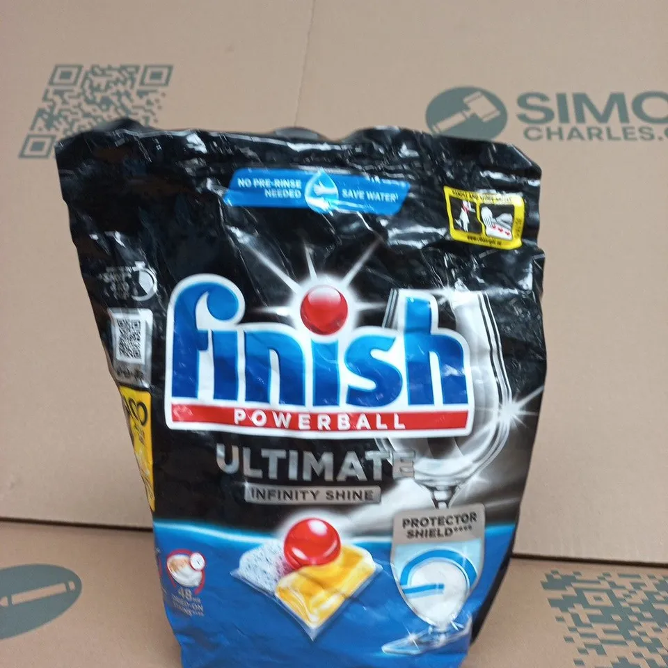 FINISH POWERBALL ULTIMATE INFINITY SHINE DISHWASHER TABLETS