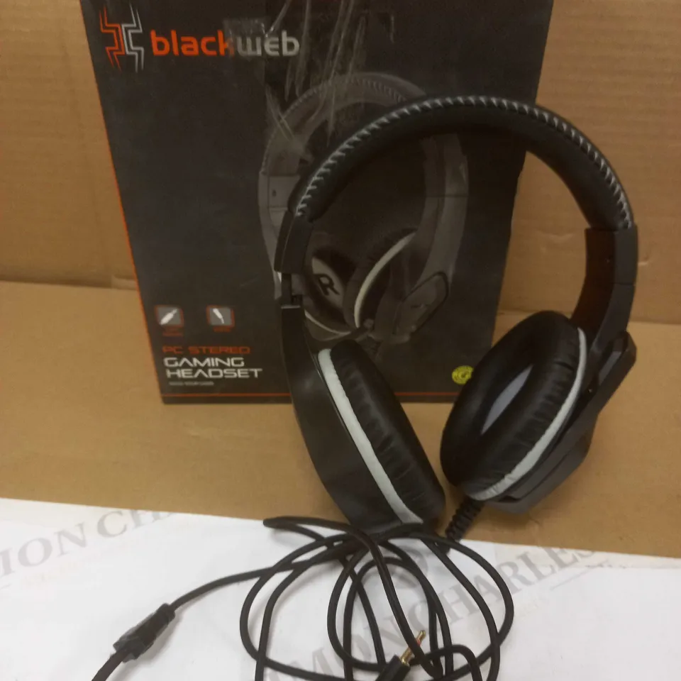 BLACKWEB PC STEREO GAMING HEADSET