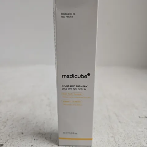 BOXED AND SEALED MEDICUBE KOJIC ACID TURMERIC VITA EYE SERUM (30ML)