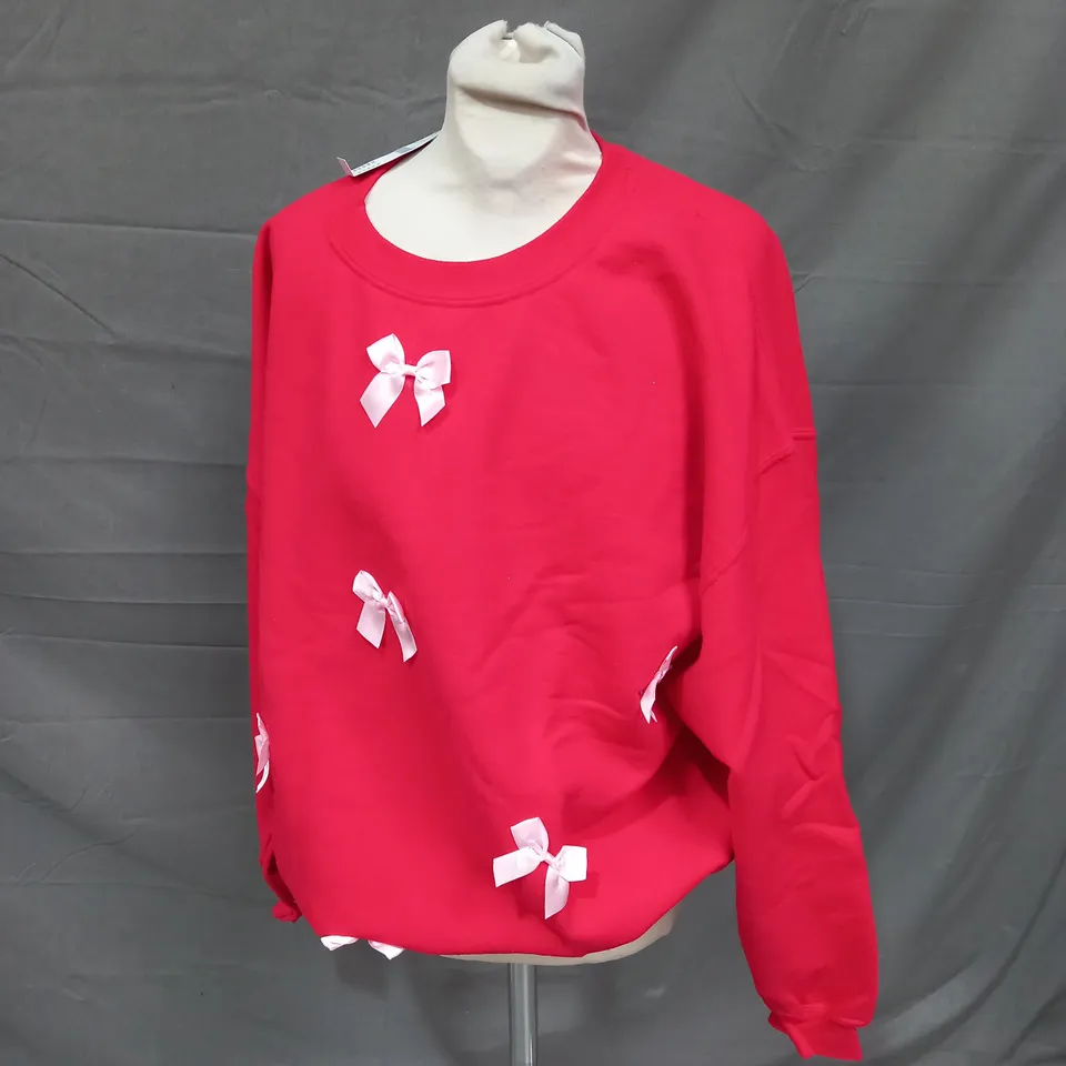 URBAN OUTFITTERS RED JUMPER - MEDIUM / LARGE
